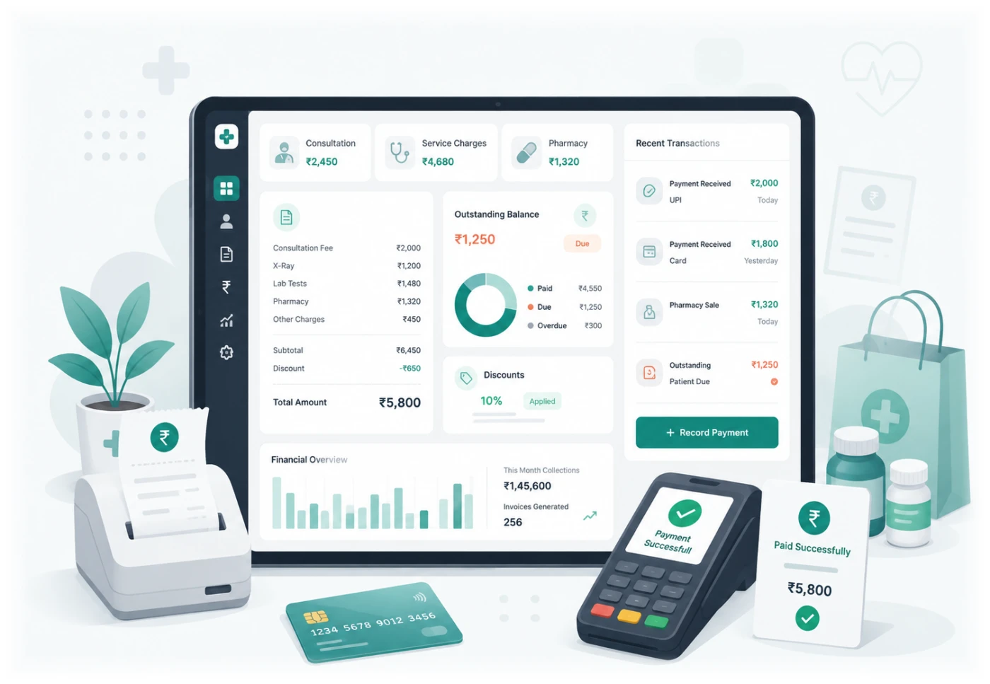 Solomo360 Billing & Payments — Simplify billing, collect payments faster, and reduce missed charges with integrated financial workflows.