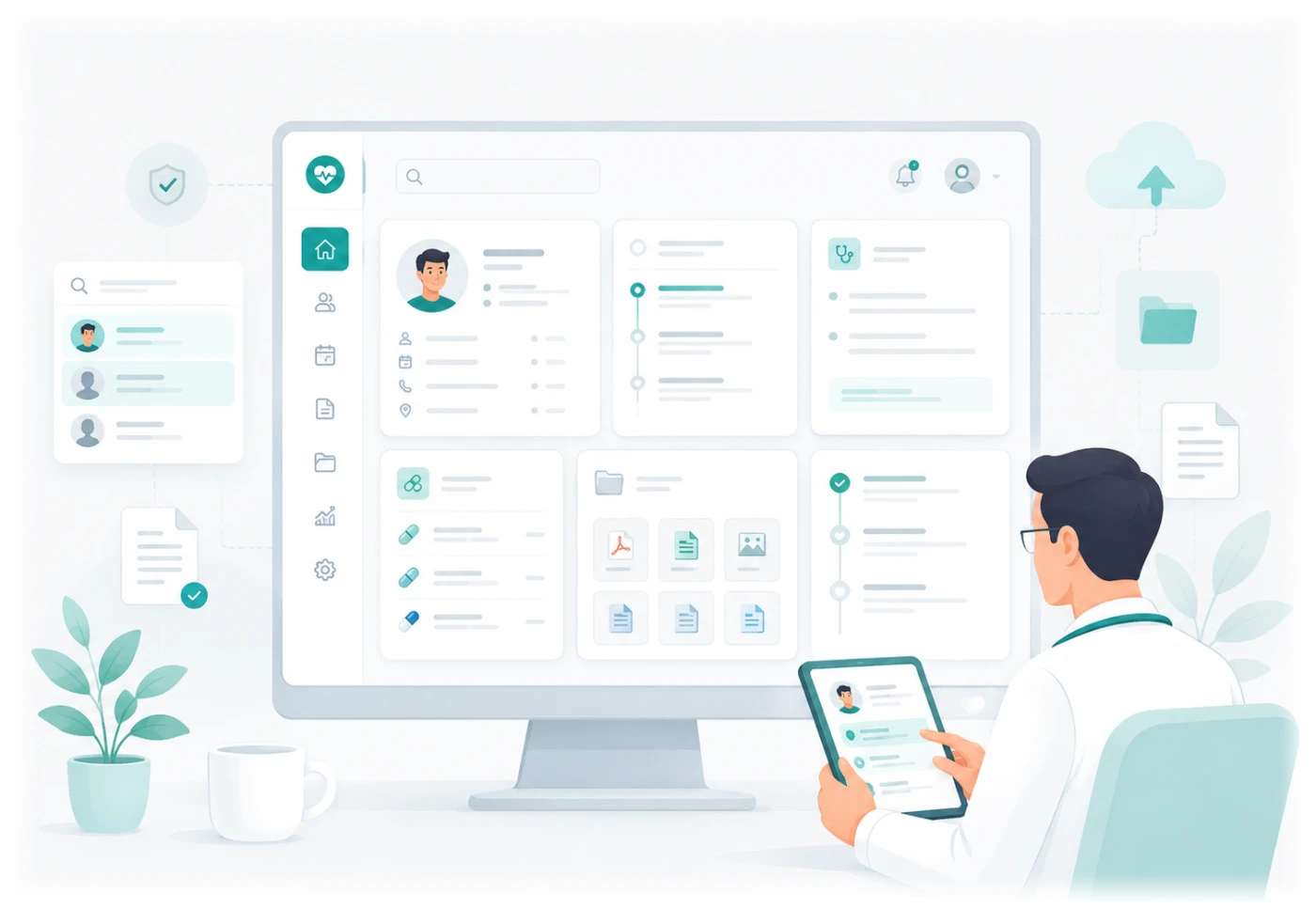 Solomo360 Patient Records & EMR — Access complete patient history, consultation notes, prescriptions, and medical records from one place.