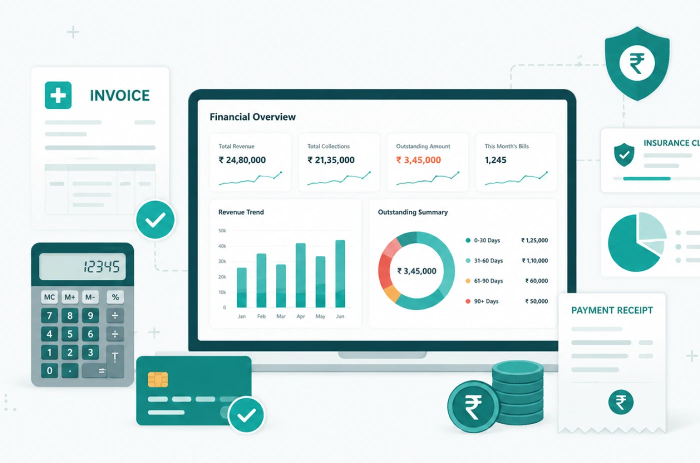 Billing, insurance & collections